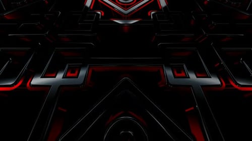 Abstract Background with Black and Red Elements, Shape, Figure, Unique Design, 3D Render, Exclusive
