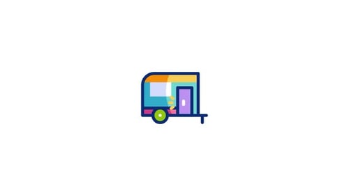 Caravan Animated Icon