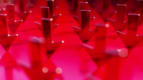 Red Down Arrow 02 HD