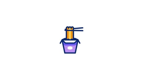 Noodles Animated Icon