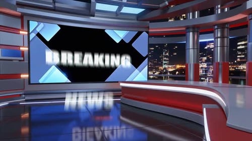 Dynamic Breaking News Title Reveal