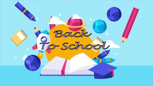 Back To School Background 4K