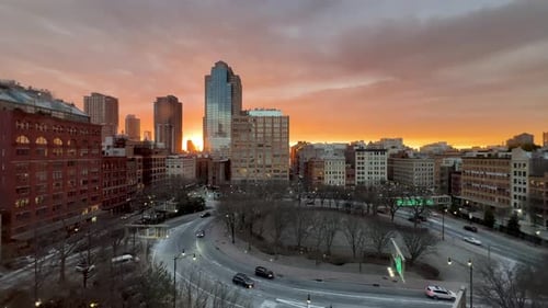 Tribeca Sunset Glow NYC