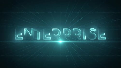 Enterprise 4 K Digital Data Text