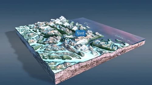 Fjord View 3D Animation