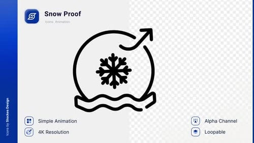 Animation Snow Proof Icon