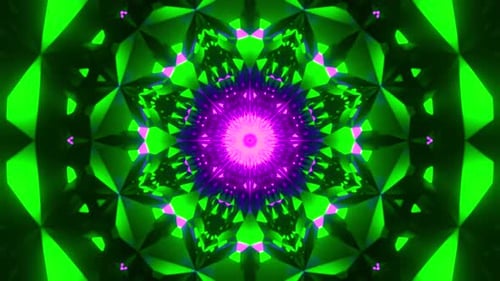 Vj Loop Abstrakter Bewegungshintergrund 3d Fractal Blau