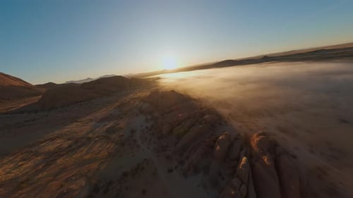 Mountain Landscape in African Terrain