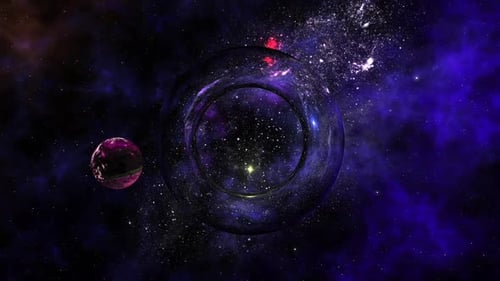 Wormhole suggests gravitational lensing