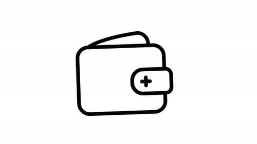 Animated wallet icon