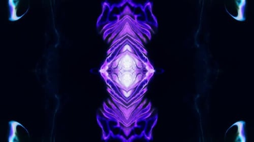Vibrant Fluid Kaleidoscope Abstract Motion Background