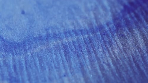 Close up of Sparkling Blue Liquid