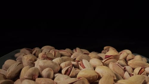 Pistachios in a Close Up Shot