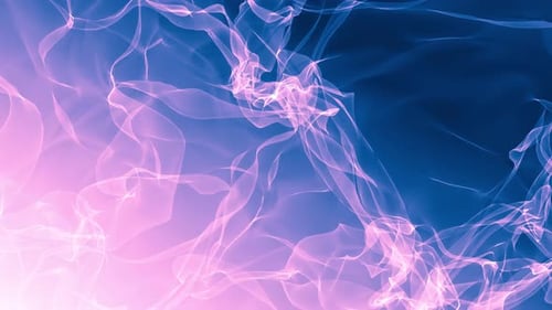 Abstract Fluid Pink Blue Waves Motion Background Loop