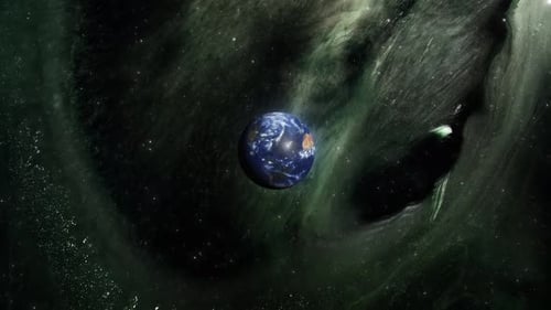 Earth In The Galaxy Athmosphere 4K