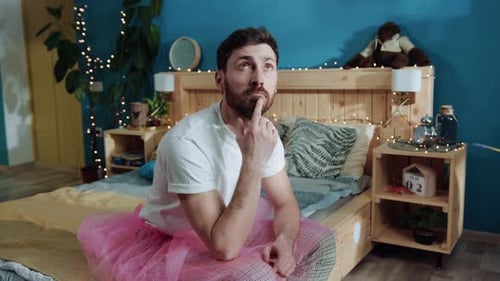 Dad Plays Dress Up with his Daughter