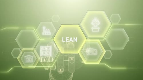 Lean Hand Touching, Digitale Transformation, Wissenschaft und künstliche Intelligenz, Innovation