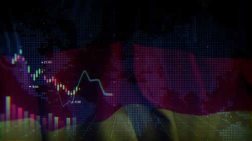 Germany Waving Flag Loop Terms In The Stock Market