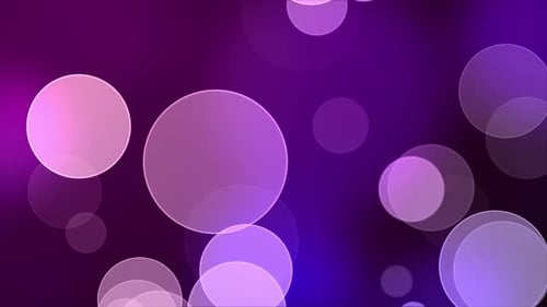 Abstract Moving Bokeh Circles Background Animation