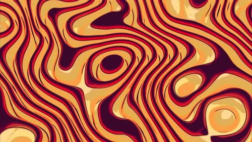 Fond avec des couches textiles pliées en lévitation, design 3D, draperie textile de style dessin animé orange