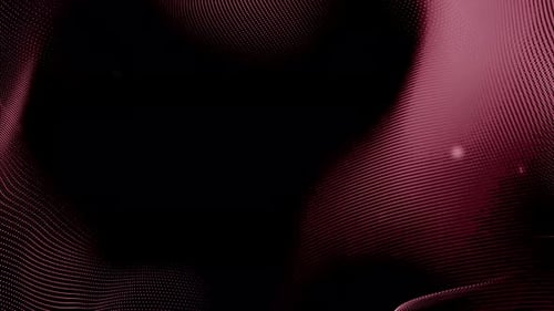 Fluid Abstract Particle Waves Background Animation