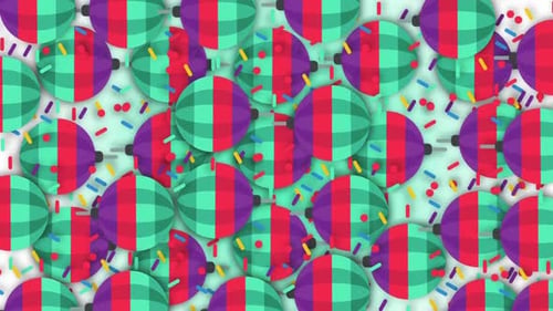 Confetti Disco Loop Animation