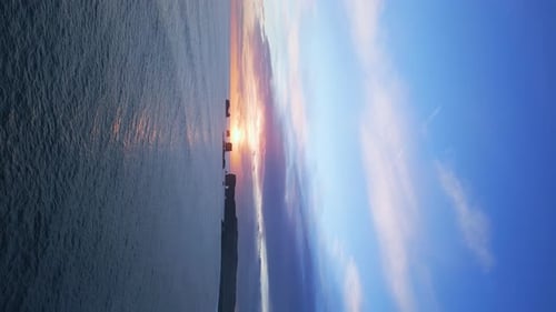 Vertical Video Arctic Reynisfjara Black Sand Beach