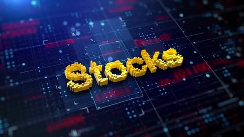 Pixelated Word Stocks