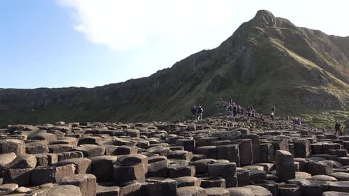 The Giant's Causeway 40000 Interlocking Basalt Columns By Bushmills in Northern Ireland United