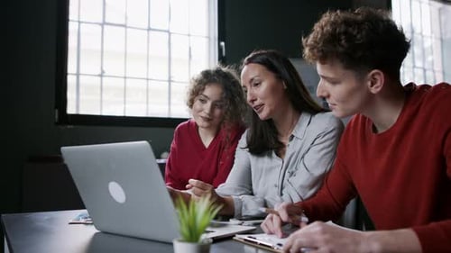 Group of People Attending Education Class in Community Center