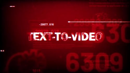 Text To Video On Warning Hack Background Screen