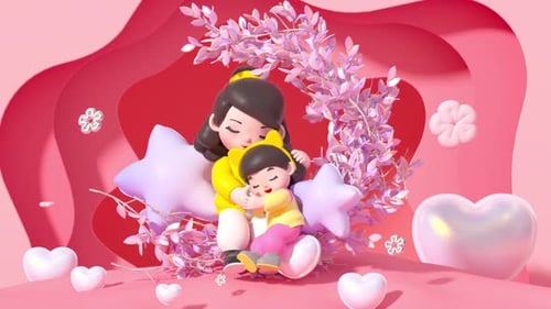3D-Animation Valentinstag