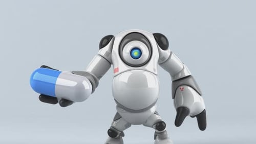 Großer Roboter - 3D-Animation