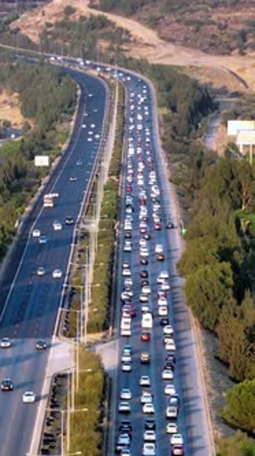 Vehicles on the highway