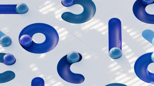 Geometric Path Colorful Balls 3d Loop