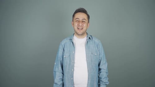 Man smiling at camera