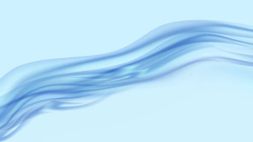 Abstract Fluid Blue Wave Motion Background Animation