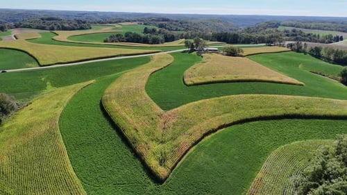 Contour Farming is a practice that involves performing farming across a field's slope. This includes