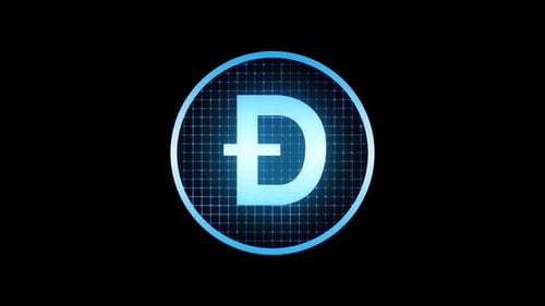 Dogecoin Digitales Kryptosymbol