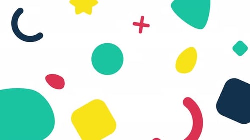 Seamless Multicolored Animated Background