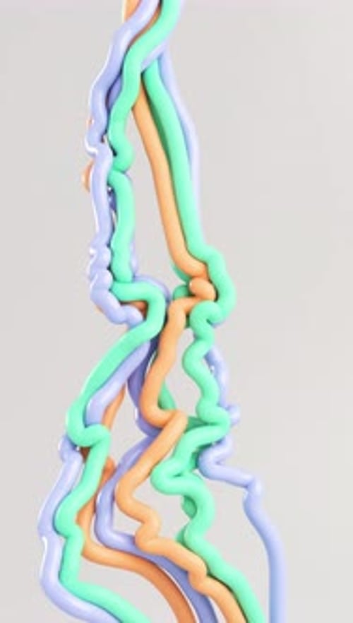Animation en boucle 3D Motion Ropes