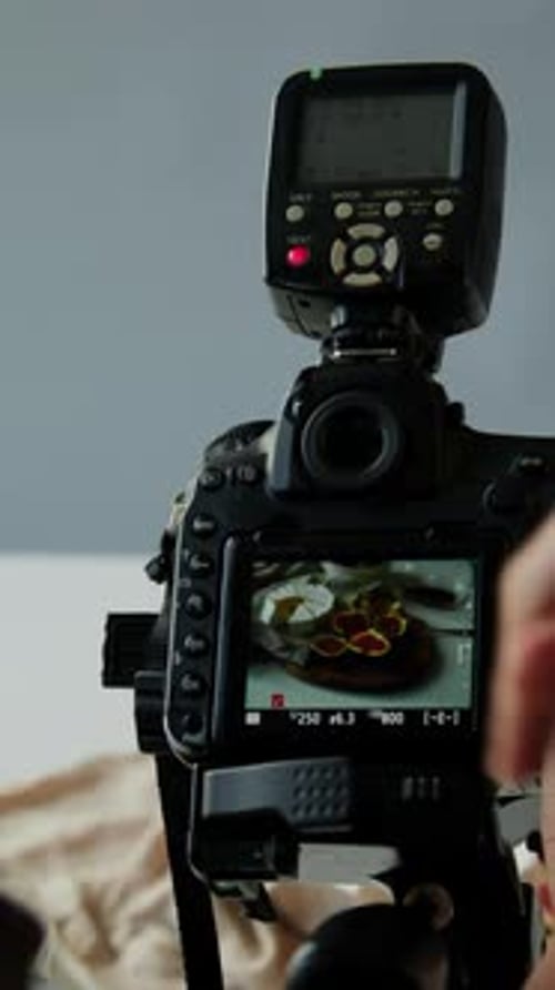 Camera Films Hand Arranging Fresh Figs