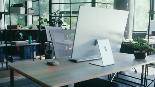 Empty Modern Office Space during Daytime