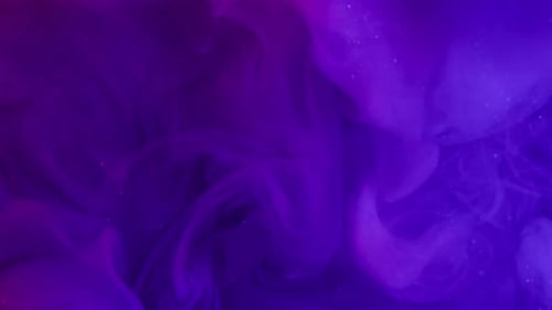 Abstract Background with Purple and Pink Ink Clouds