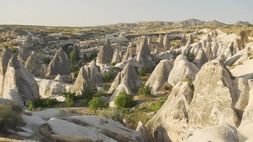 Fabulous landscape of Goreme Historical National Park, Turkey