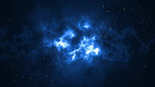 Abstract Wave Energy Background Loop field with particles