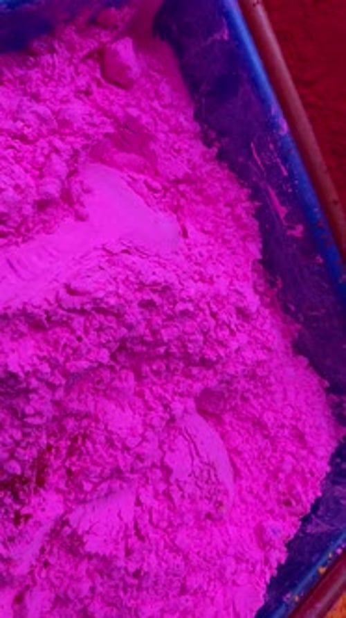Colorful Powders for Holi Festival Celebration