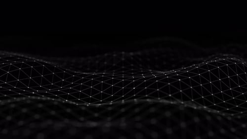 Black Wireframe Mesh 02016
