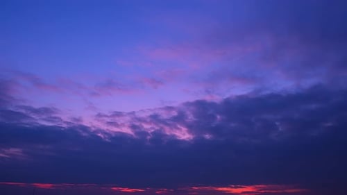 4K timelapse video : Beautiful colorful clouds in the sky