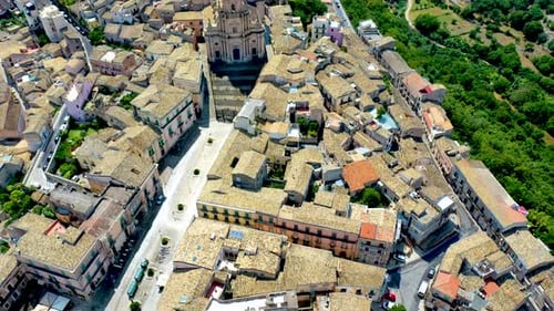 Aerial View Island of Sicily